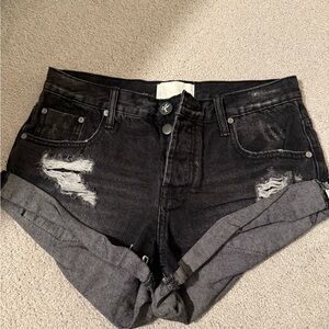 One Teaspoon Black Shorts